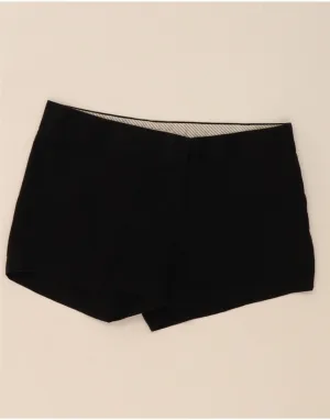 J. CREW Womens Broken In Chino Shorts US 6 Medium W32 Black Cotton All Purpose Wear Sleek Style