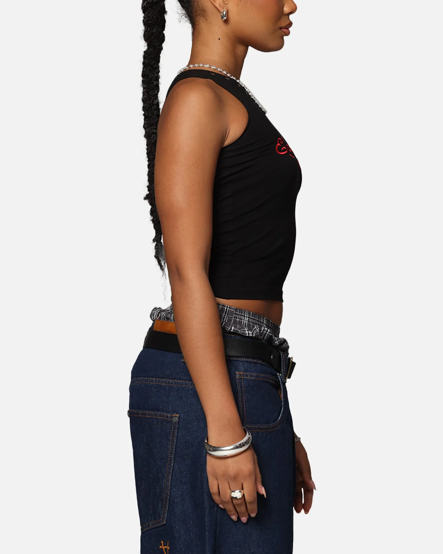 Elastic Free Ed Hardy Women's Electric Tank Black