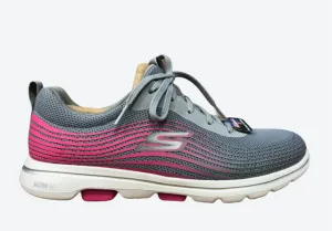 running during a full moon Quick Dry Innersock Skechers scarpa da walking da donna Go Walk 5 Exotic 124009/GYPK gray pink