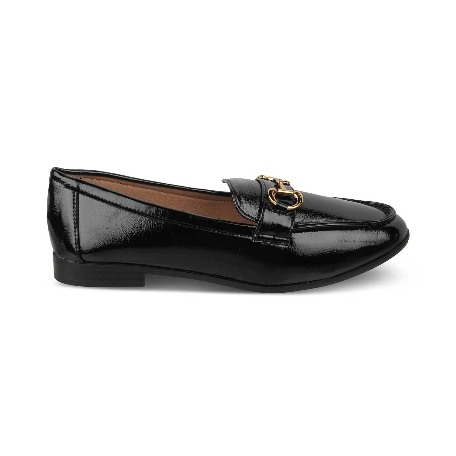 The Sigor Black Women's Dress Loafers Tresmode Practical Slip-Ons