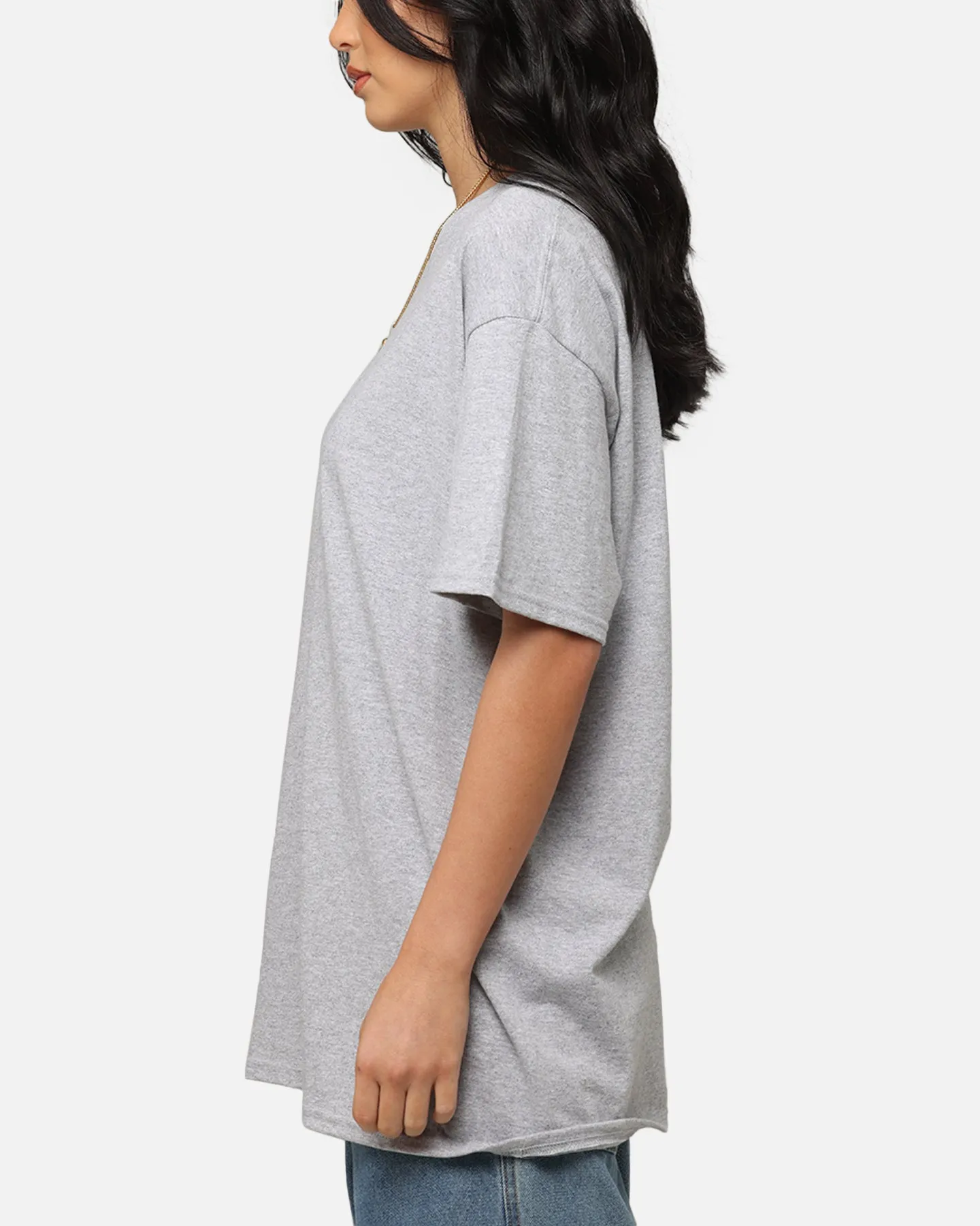 Teenager fashion SlimFit Culture Kings Basic T-Shirt Sport Grey