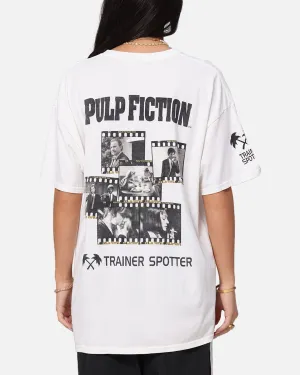 Pulp Fiction Montage T-Shirt White Vintage Travel Trend