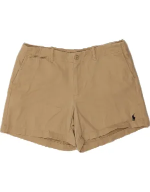 Balanced Design Light Layer RALPH LAUREN Womens Chino Shorts US 10 Large W34  Beige Cotton