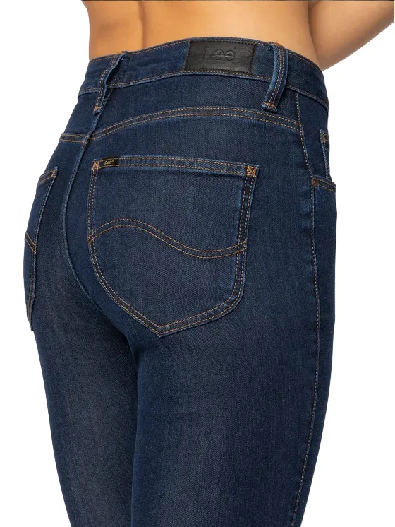 Lee pantalone in Jeans da donna Scarlett High L626MDNX blu medio Customizable Fit