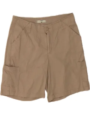 entertainment industry LEE Womens Riders Cargo Shorts US 12 Large W32 Beige Cotton