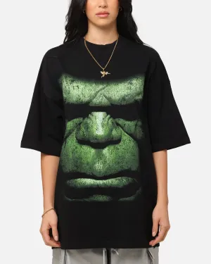 Loiter Marvel Hulk Mock Neck T-Shirt Black Tagless Comfort Sporty essentials