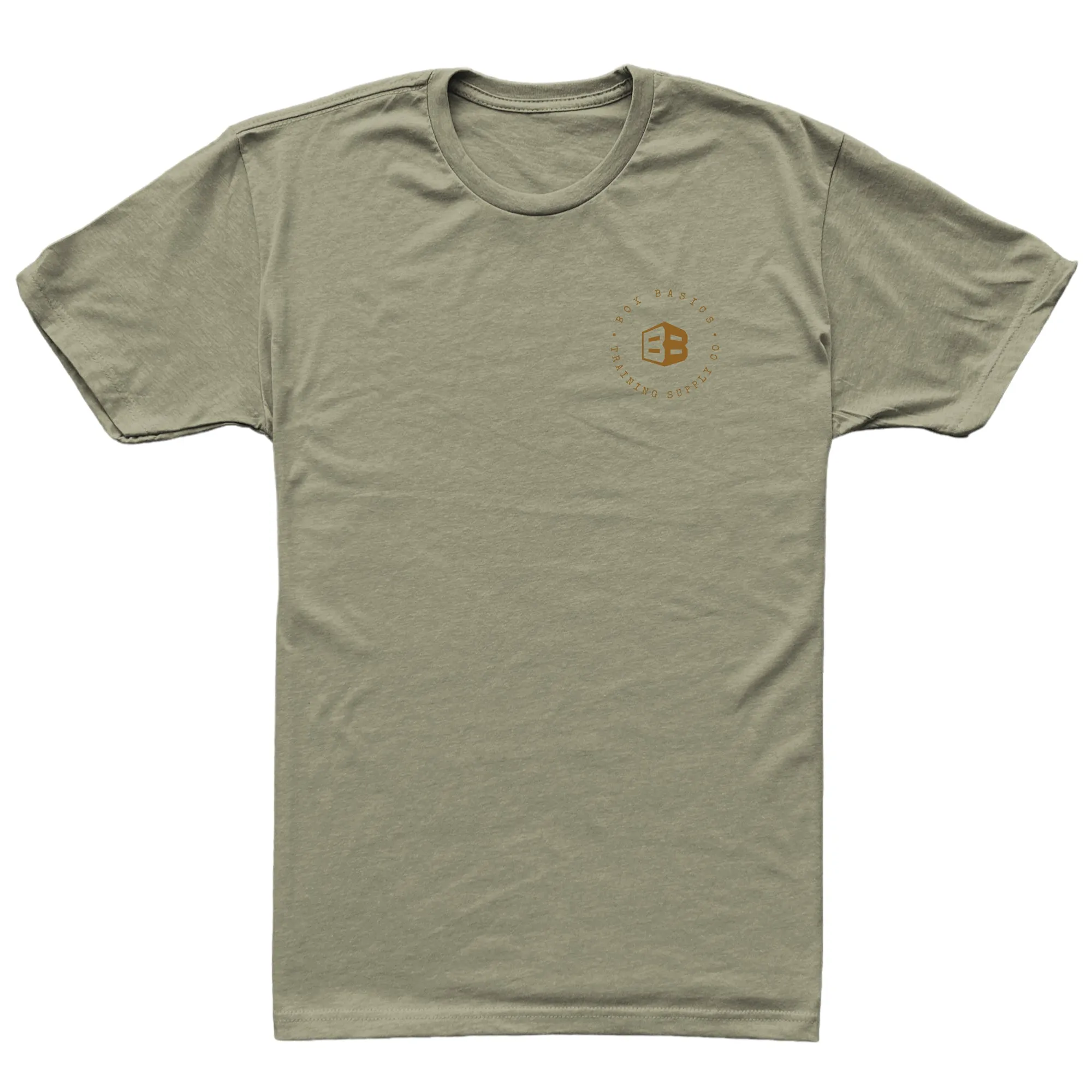 Box Basics Supply Co. Circle Tee ReinforcedHems Contrast Inner Binding