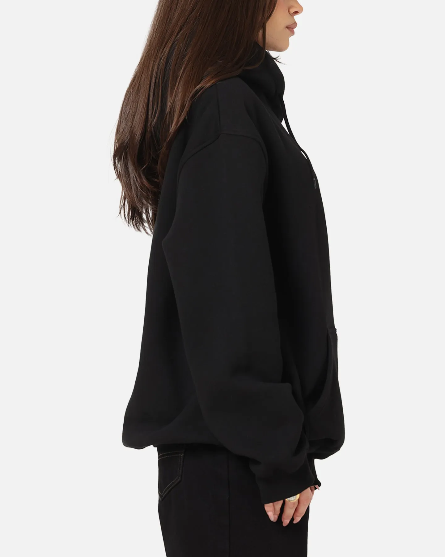 Beach Wear S Double Crown Dot Hoodie Black