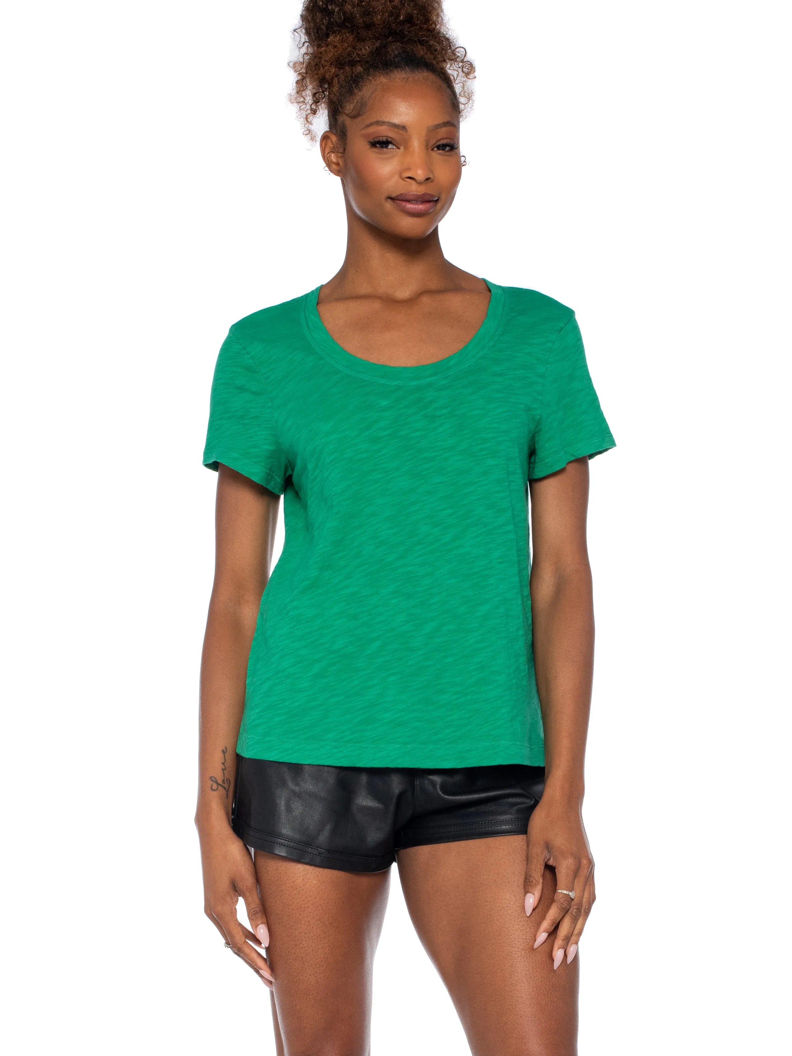 Baby Fit Short Sleeve Open Low Neck Odor Resistant Material Outdoor Comfort Style