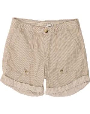 All Season Wear Breeze Ready DOCKERS Womens Chino Shorts US 6 Medium W30  Beige Striped Cotton