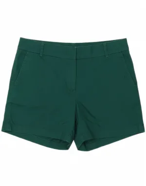 Durable Hem Finishing J. CREW Womens Chino Shorts US 8 Medium W30 Green Cotton
