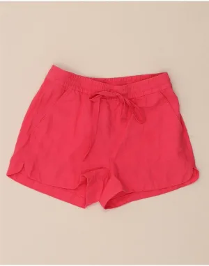 J. CREW Womens Chino Shorts 2XS W28 Pink Linen Easy Flex Athletic Look