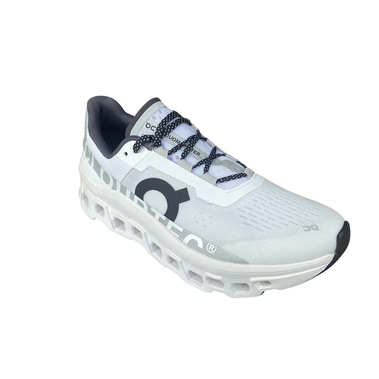 On Cloudmonster 61.98434 | Scarpa Running Ammortizzata Uomo Bianco concrete running shoes