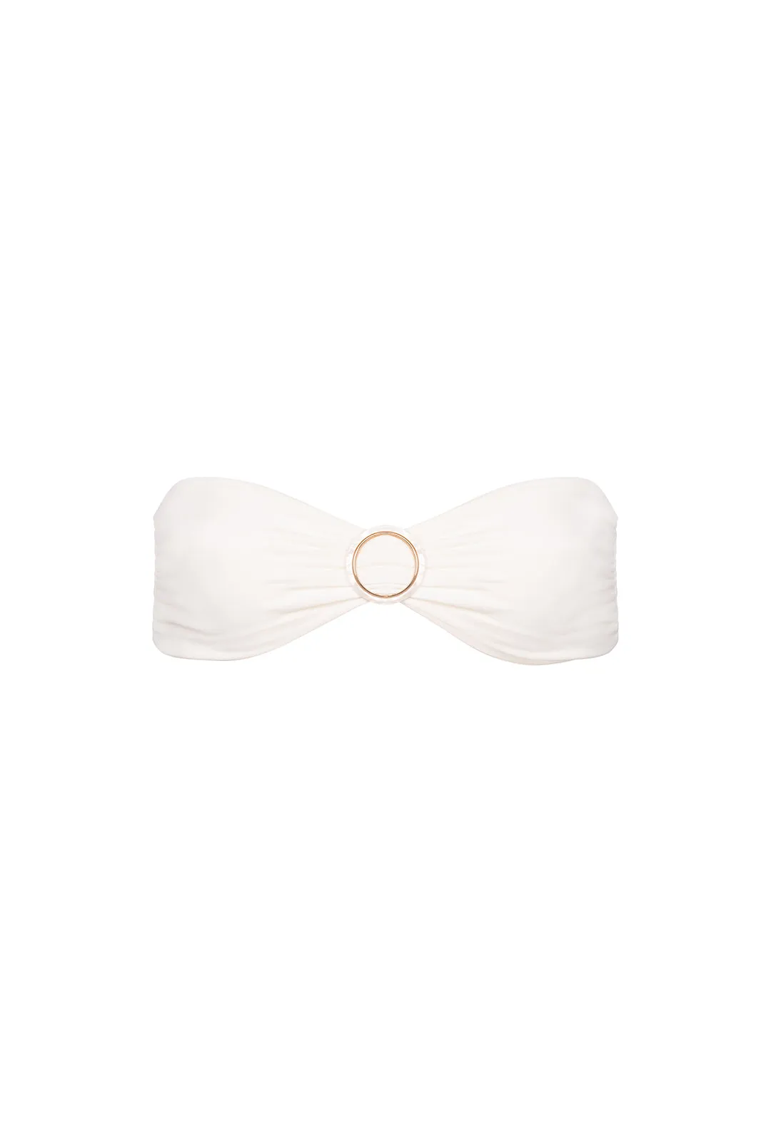 Turks & Caicos Top - Bridal White Front-Knot