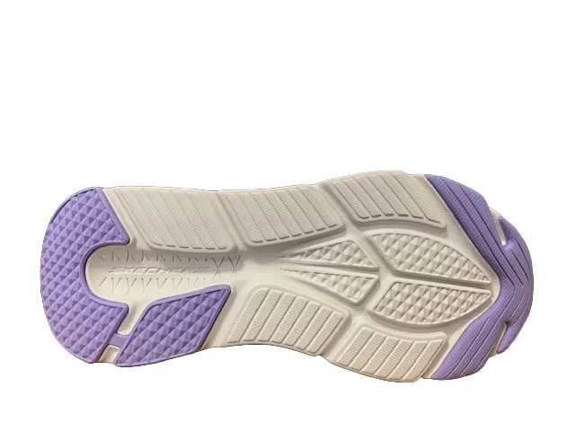 Skechers scarpa da corsa da donna massima ammortizzazione Max Cushioning Elite Clarion 128564/NVPR navy-purple wide - toe - box shoes Solar - powered