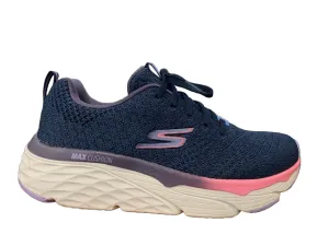 Skechers scarpa da corsa da donna massima ammortizzazione Max Cushioning Elite Clarion 128564/NVPR navy-purple Moisture Wicking Liner