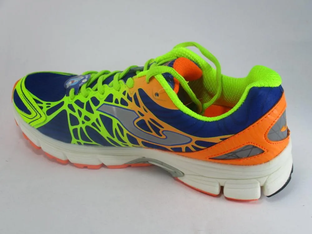 Joma scarpa da corsa Viper 604 R.VIPEW-604 blu giallo fluo humid - weather shoes hook - and - loop closure
