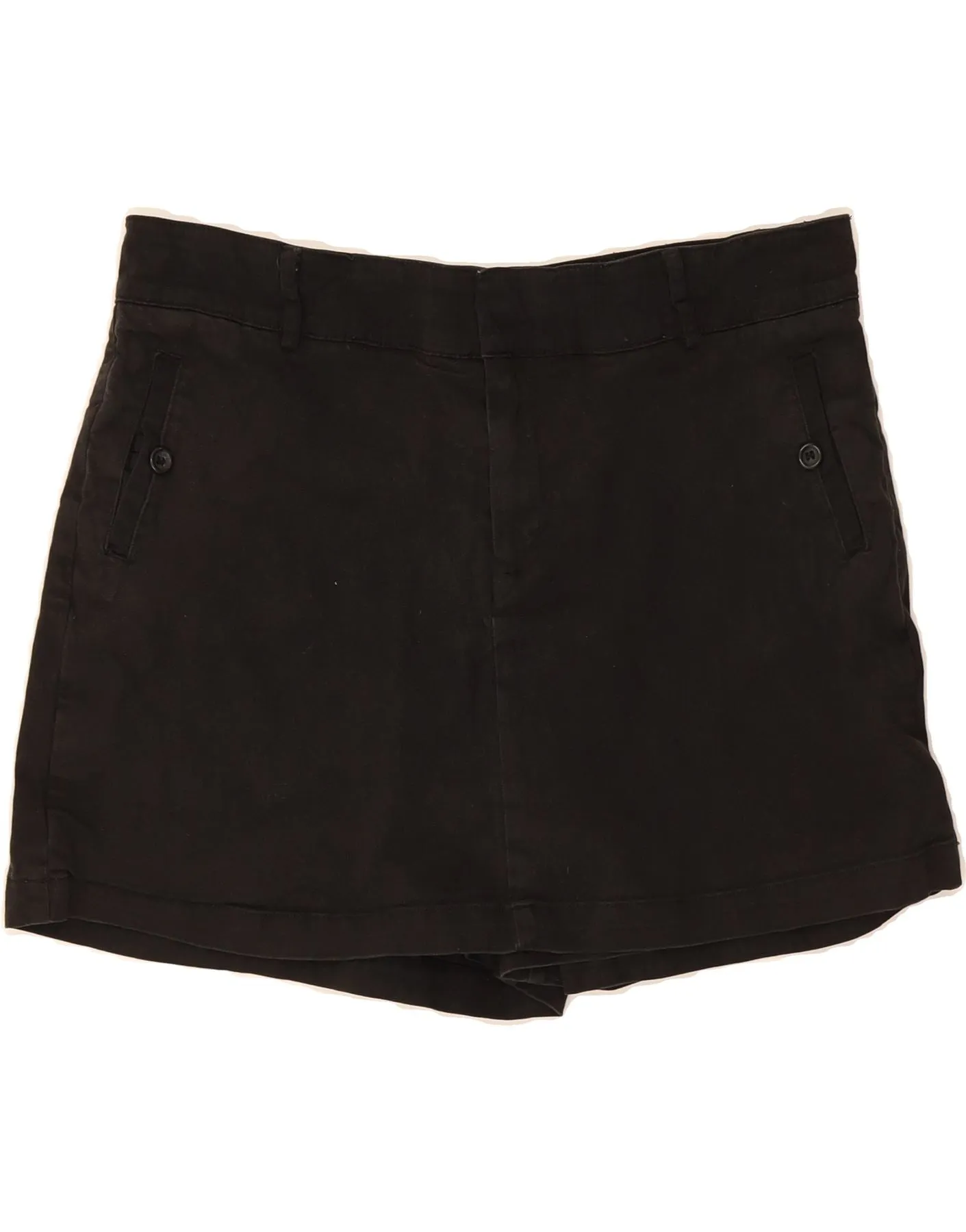 DOCKERS Womens Favorite Fit Casual Shorts US 16 2XL W38 Black Cotton quick dry Fashion Forward
