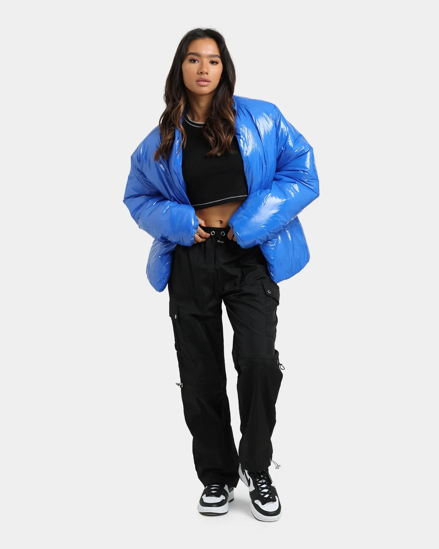 Warm and Cozy Protective Layer Club Paradise  Paxton Puffer Jacket Blue