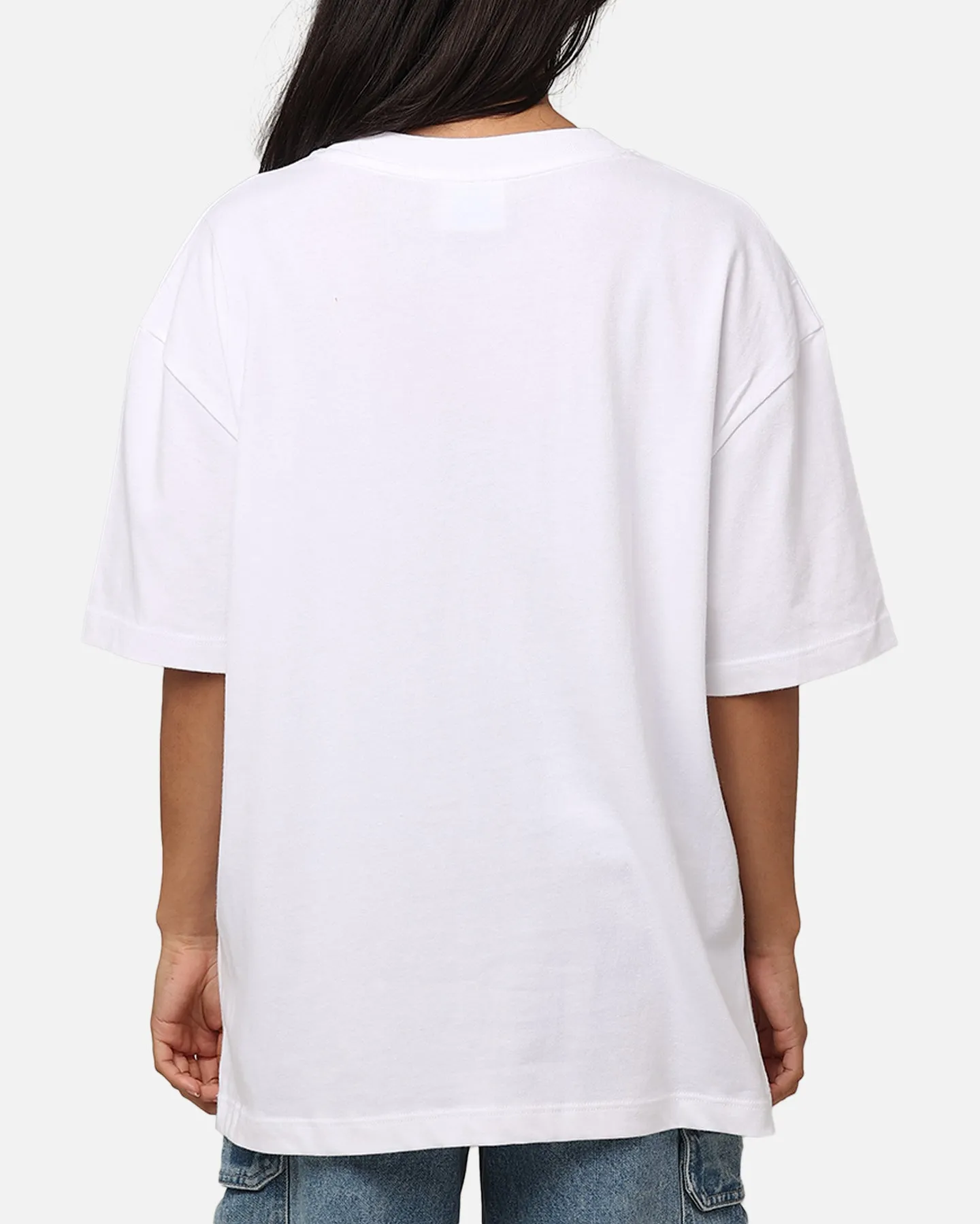 Champion Heritage New Script T-Shirt White Relaxed fit wear Chic Vibe