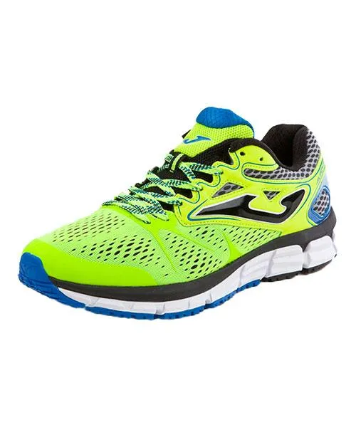 Collapsed Midsole Geometry Joma scarpa da corsa da uomo Super Cross 711 R.Scross-711 giallo limone