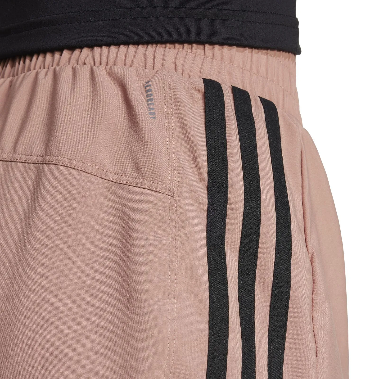 Rubberized Waistband adidas Pacer Woven High-Waisted Womens Shorts