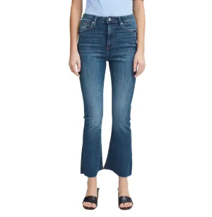 Utility Style b.young pantalone jeans da donna svasati LOLA LUNI 20814291 200461 blu medio
