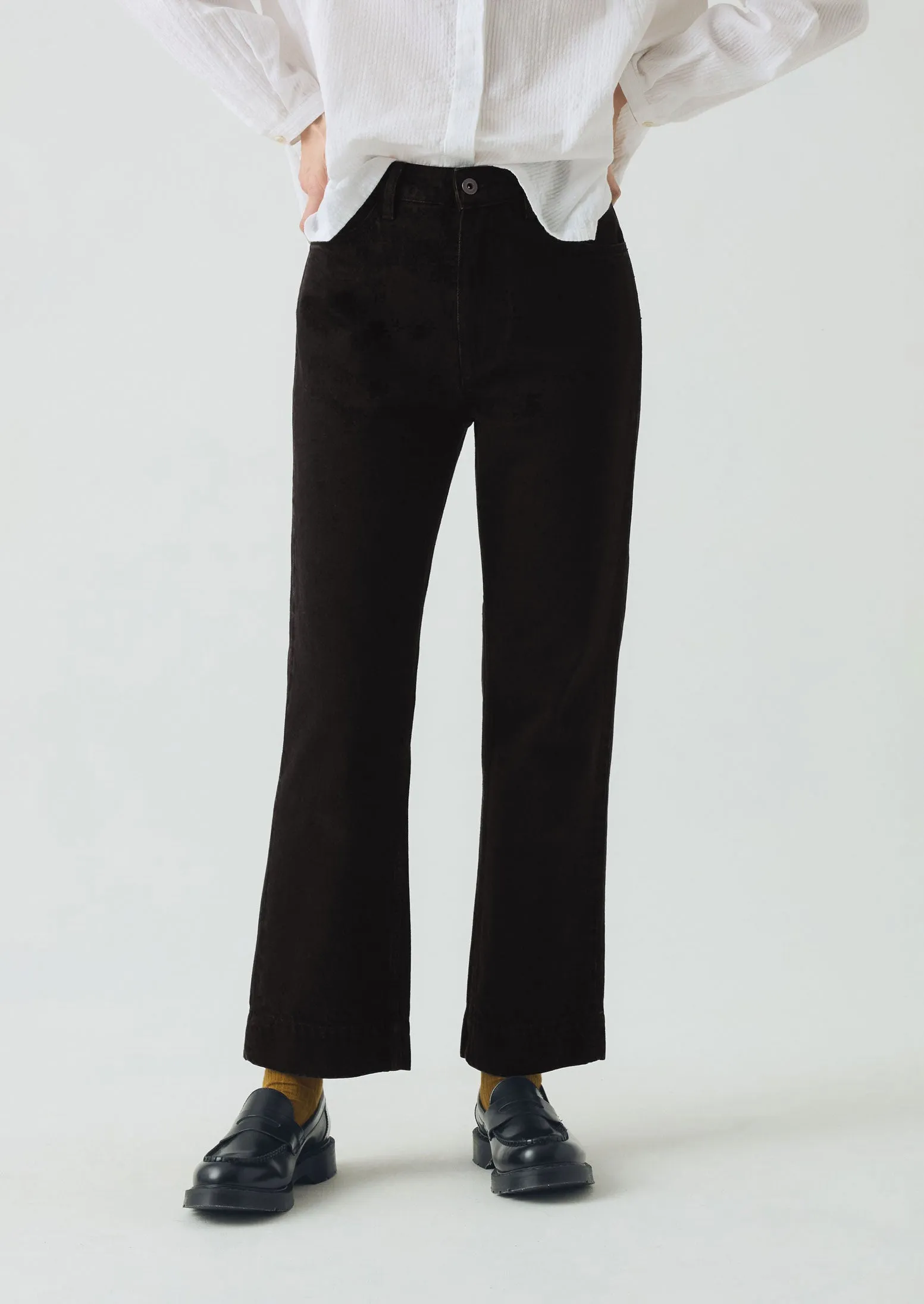 Denim Slim Pants | Carbon Black Reinforced Pockets