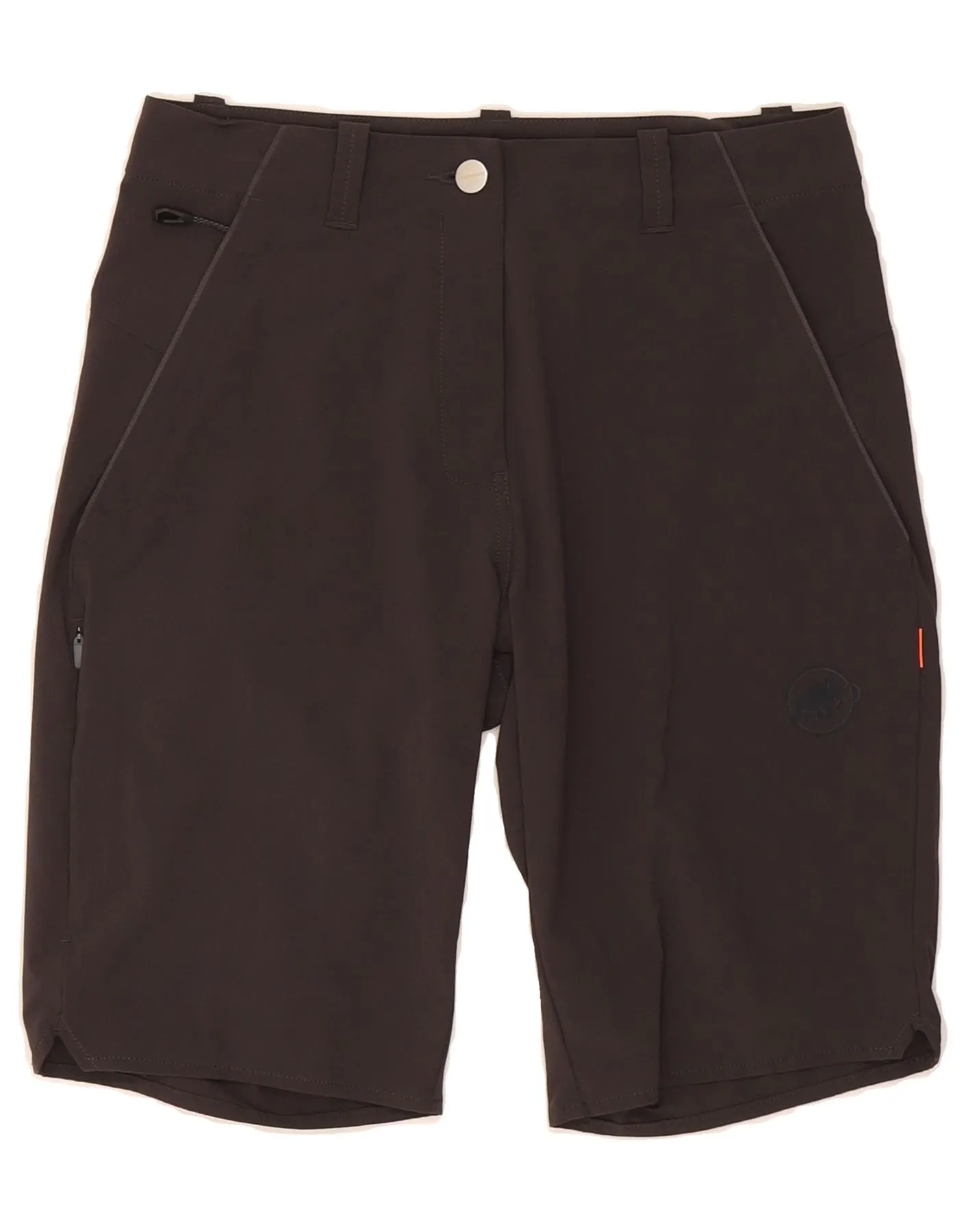 MAMMUT Womens Casual Shorts UK 10 Small W27 Grey Polyamide All Day Flex Fit Odor-resistant
