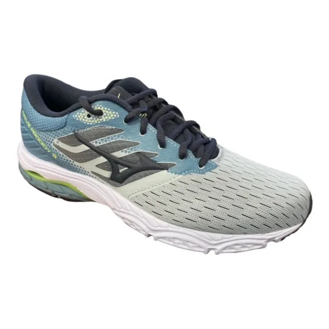 Ultra Soft Collar Padding Comfortable Arch Mizuno Wave Prodigy 3 J1GC201015 - Scarpa Running Uomo Grigio-Celeste