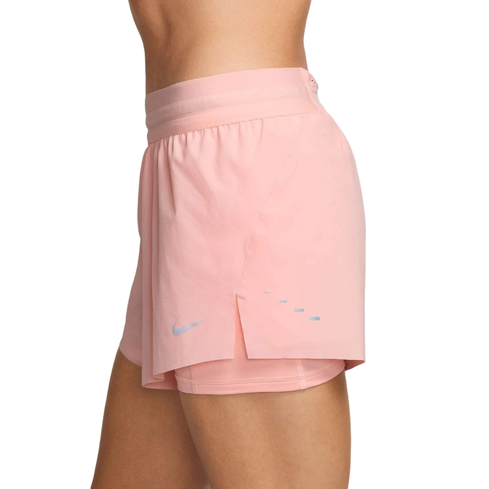 Nike Swift Womens Dri-Fit Mid-Rise 2-In-1 Running Shorts water sports clothing