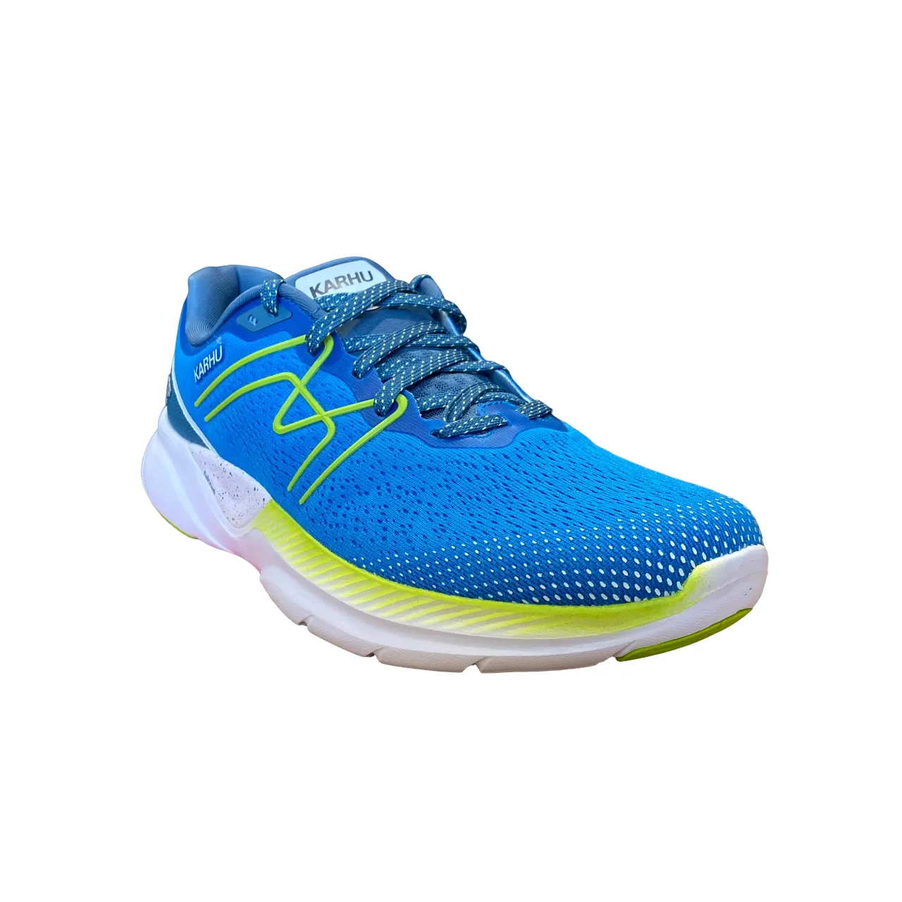 Karhu scarpa da corsa da uomo Fusion 3.5 F101006 blu verde Stretch Mesh matte shoes