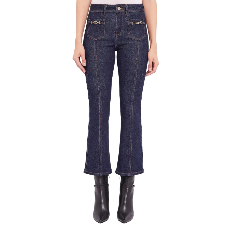 Neutral Lightweight Neutral Autumn Days Gaud?? pantalone in jeans corto da donna Flare 421BD26015 00 blu scuro