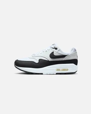 Nike Women's Air Max 1 '87 White/Black Lace Tie Autumn Tone
