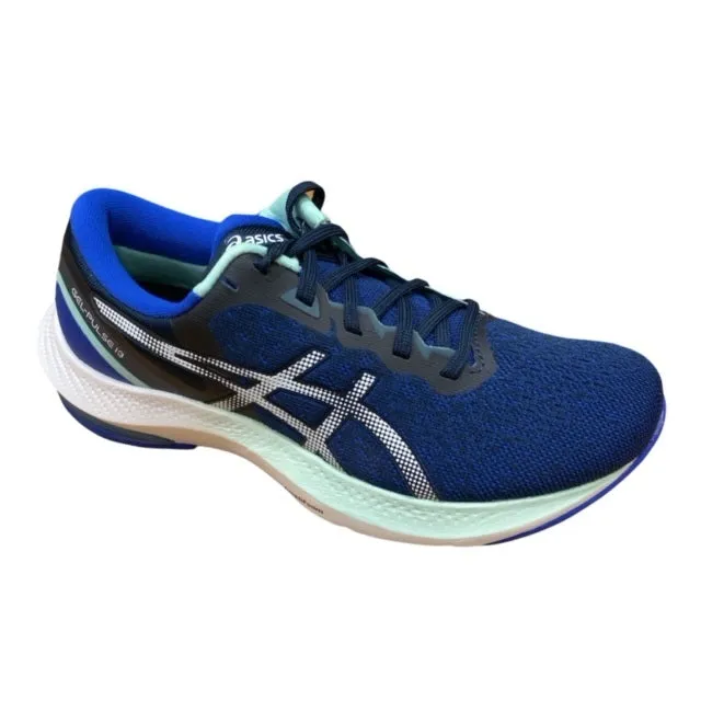 Asics scarpa da corsa da donna Gel Pulse 13 1012B035 400 blu-bianco obstacle - course - race Comfort core