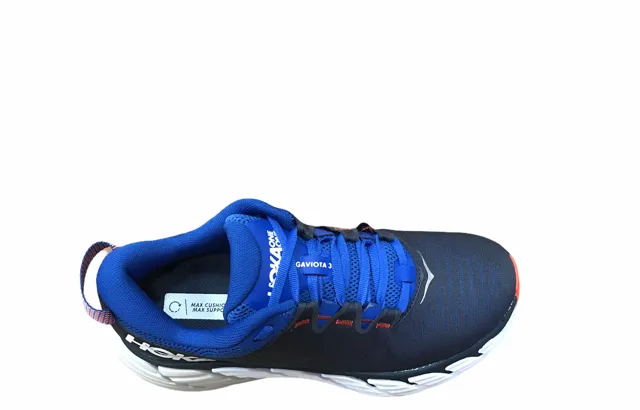 Hoka One One scarpa da corsa da uomo Gaviota 3 1113520 BITS blu scuro obstacle course running
