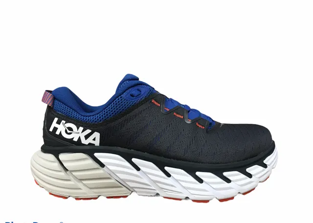 running - goal roomy shoes Hoka One One scarpa da corsa da uomo Gaviota 3 1113520 BITS blu scuro
