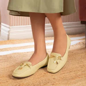 Tresmode Coyent Green Women's Casual Loafers Low Effort