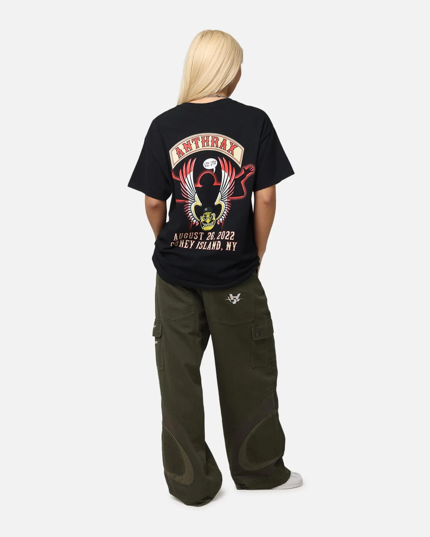 Formal Elegance Fresh and Cool Anthrax Coney Island T-Shirt Black
