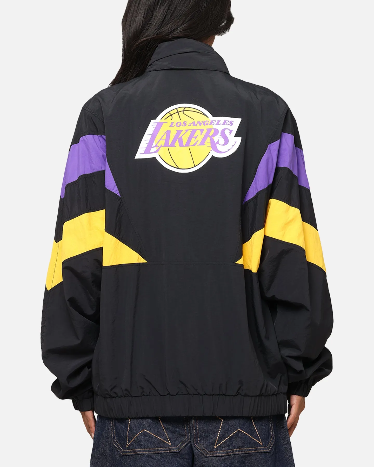 Mitchell & Ness Los Angeles Lakers Spray Jacket Black/Purple/Yellow Collectible