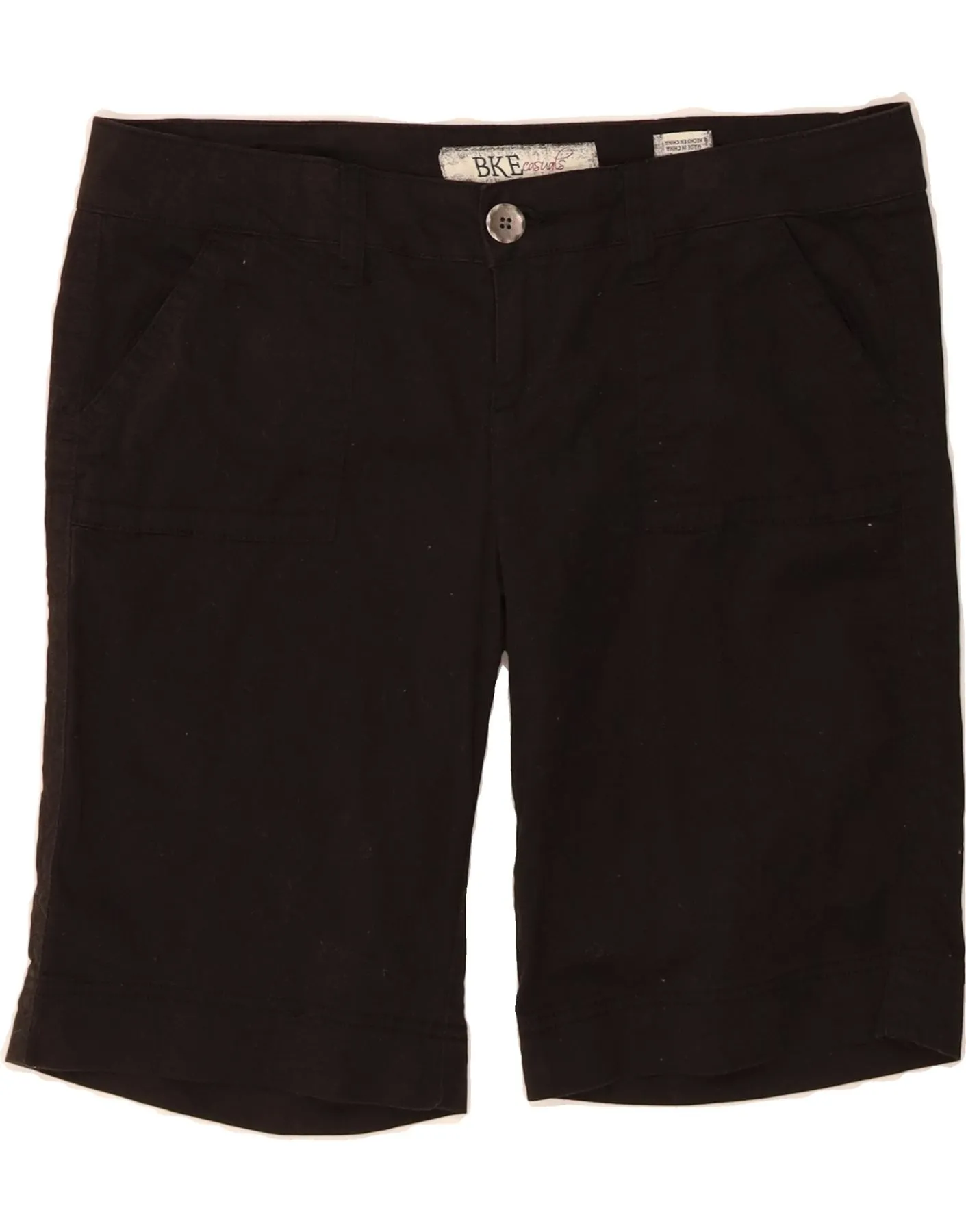 BKE Womens Low Waist Chino Shorts W29 Medium  Black Cotton ski wear