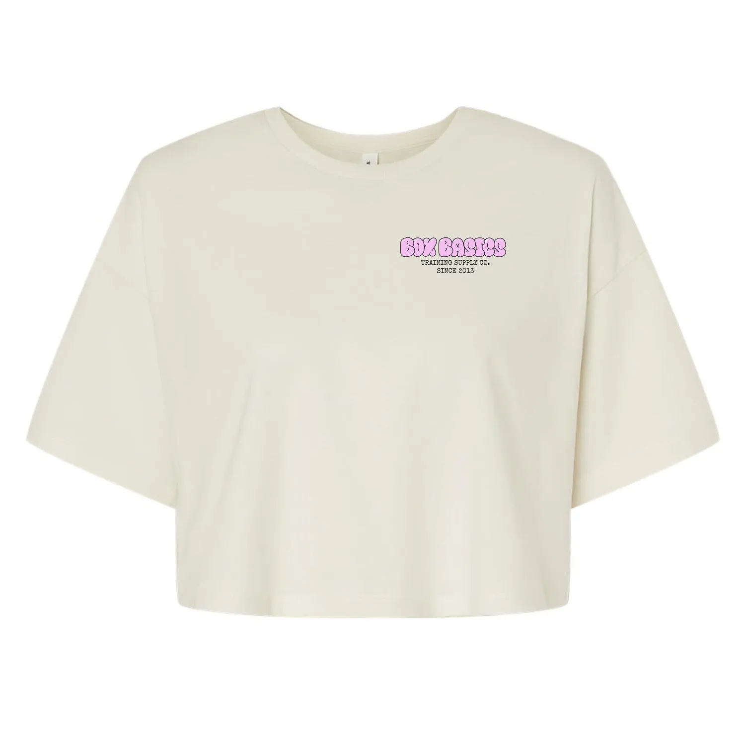 Women's Bubble Crop Tee Skinny Fit Fresh Style