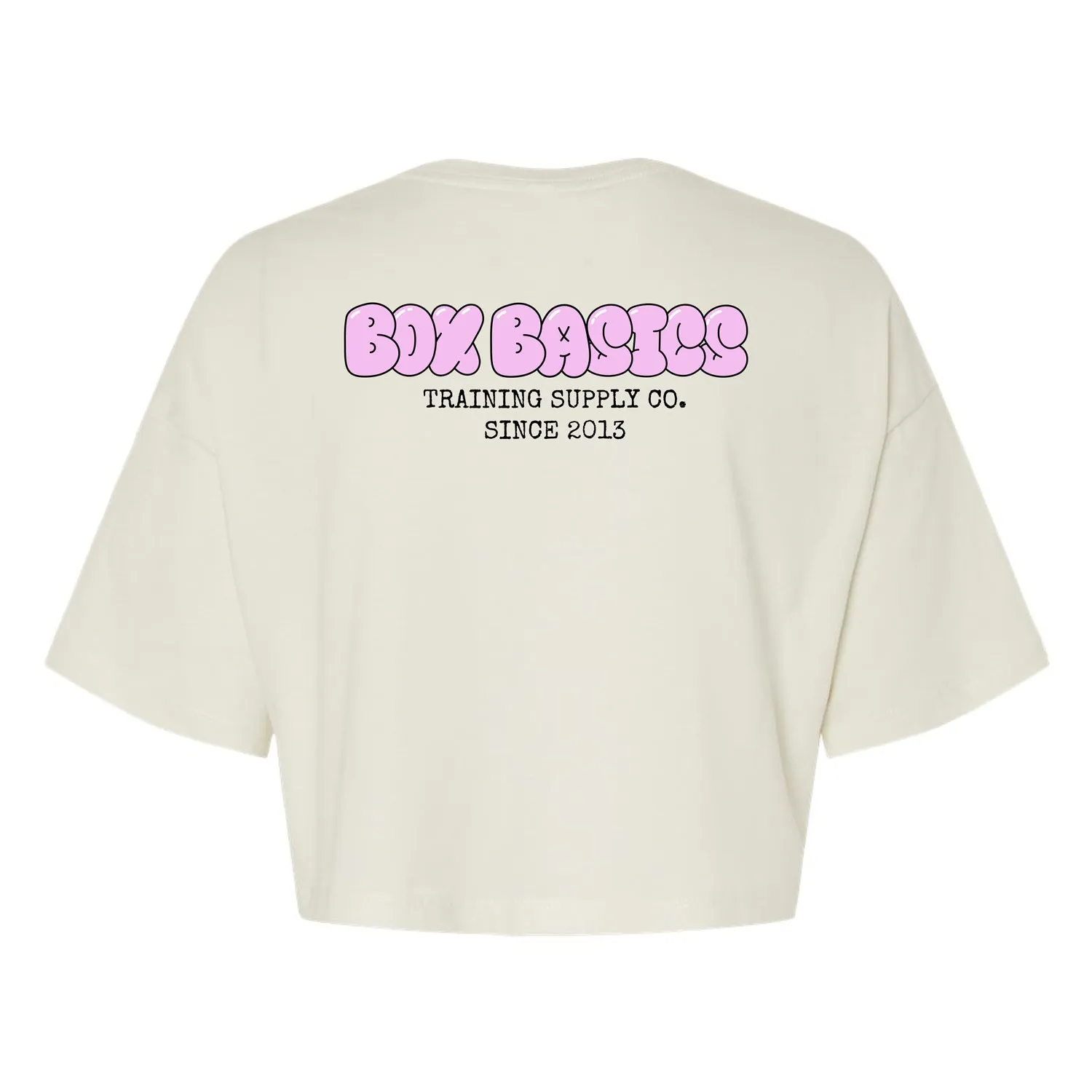 Functional Side Gussets Non Restrictive Silhouette Women's Bubble Crop Tee