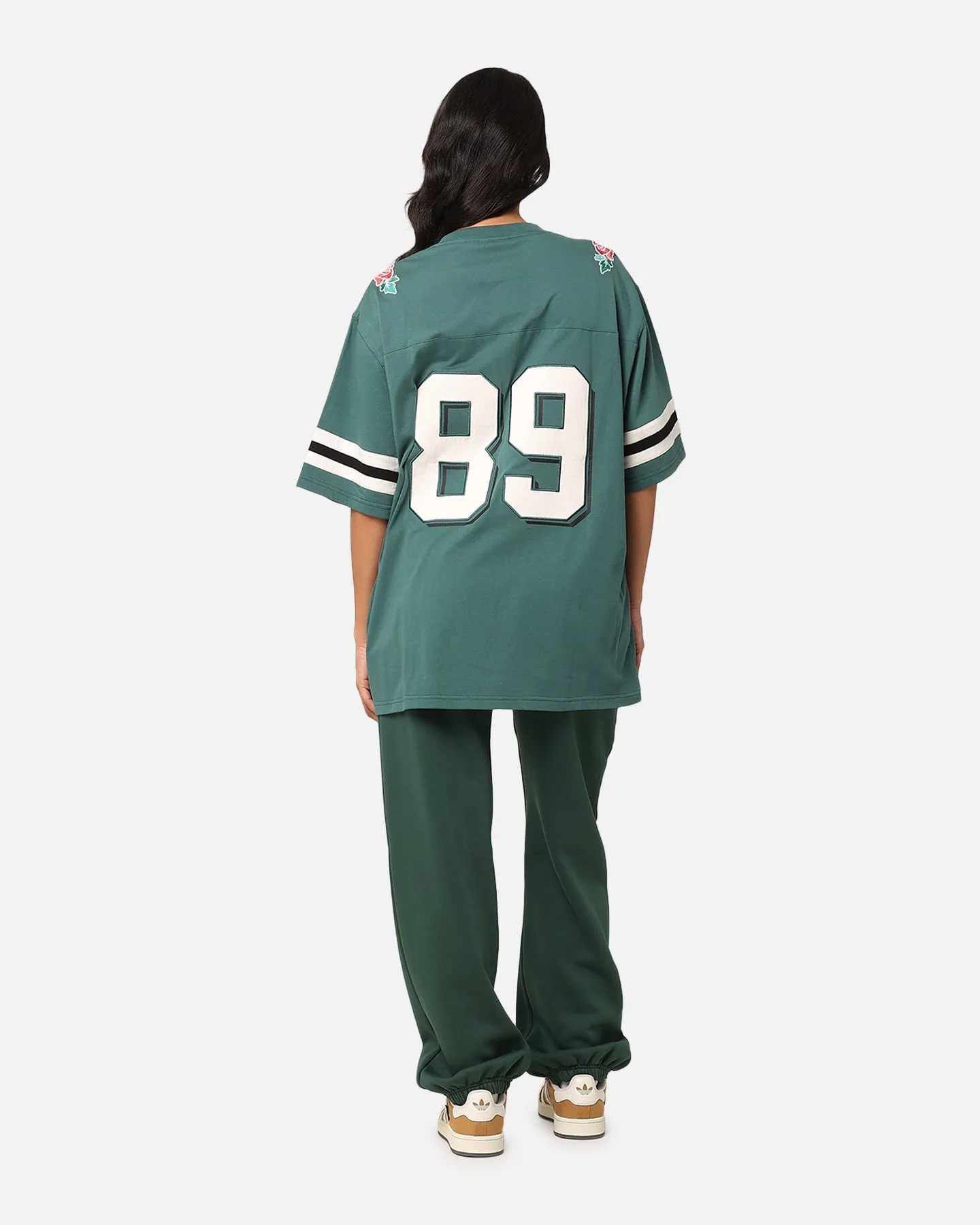 Ethically Sourced Materials Carre Rose Bowl Football T-Shirt Green