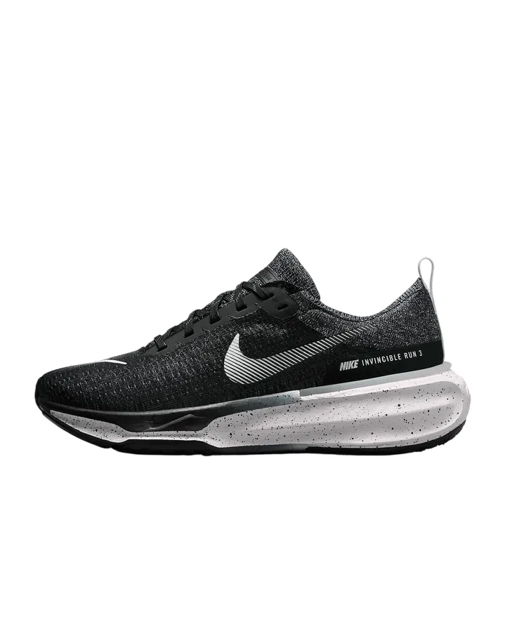 Nike scarpa da uomo da corsa Invincible 3 Road DR2615-002 nero-bianco Thermoformed Overlay Pressure Dispersion Sole