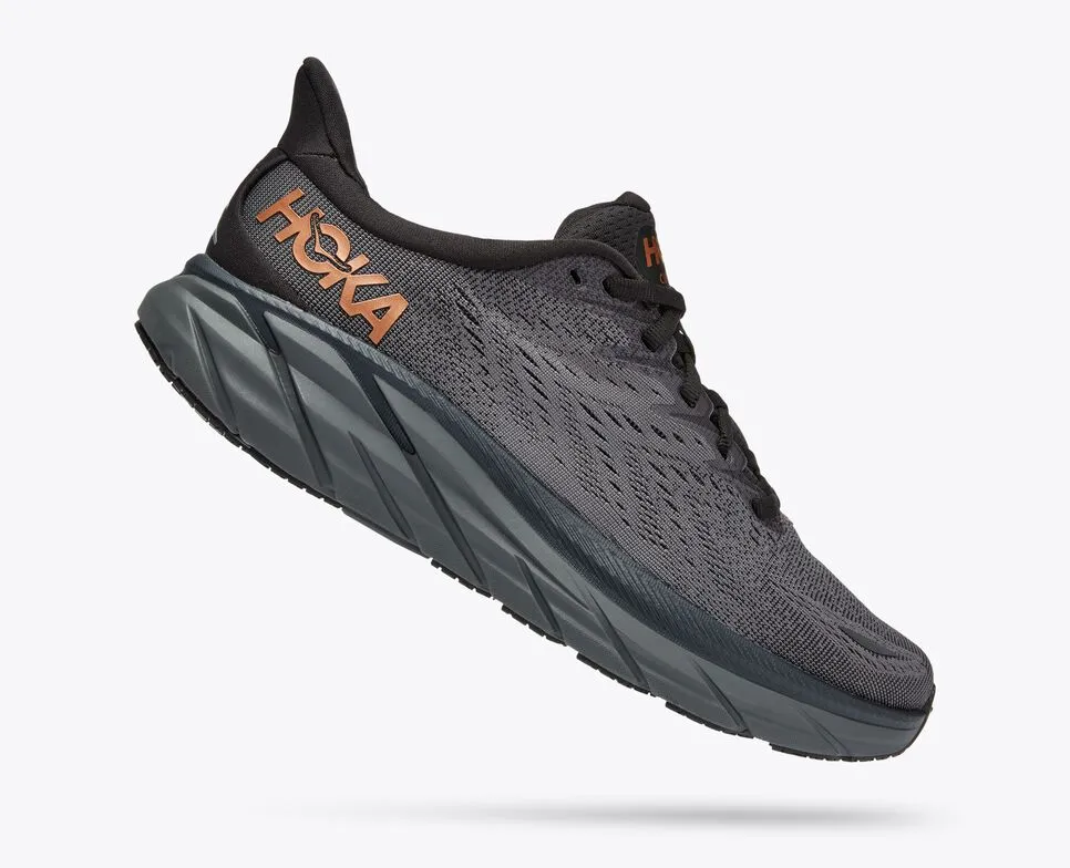 Hoka One One scarpa da corsa da donna Clifton 8 1119394/ACPP antracite-rame Long-Lasting Comfort