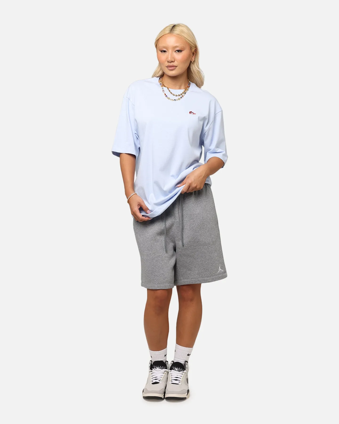 Jordan Brand Sneaker Patch Crew T-Shirt Blue/Black Timeless Piece