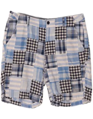 Athletic Design L.L.BEAN Womens Favorite Fit Chino Shorts US 16 2XL W38  Blue Patchwork