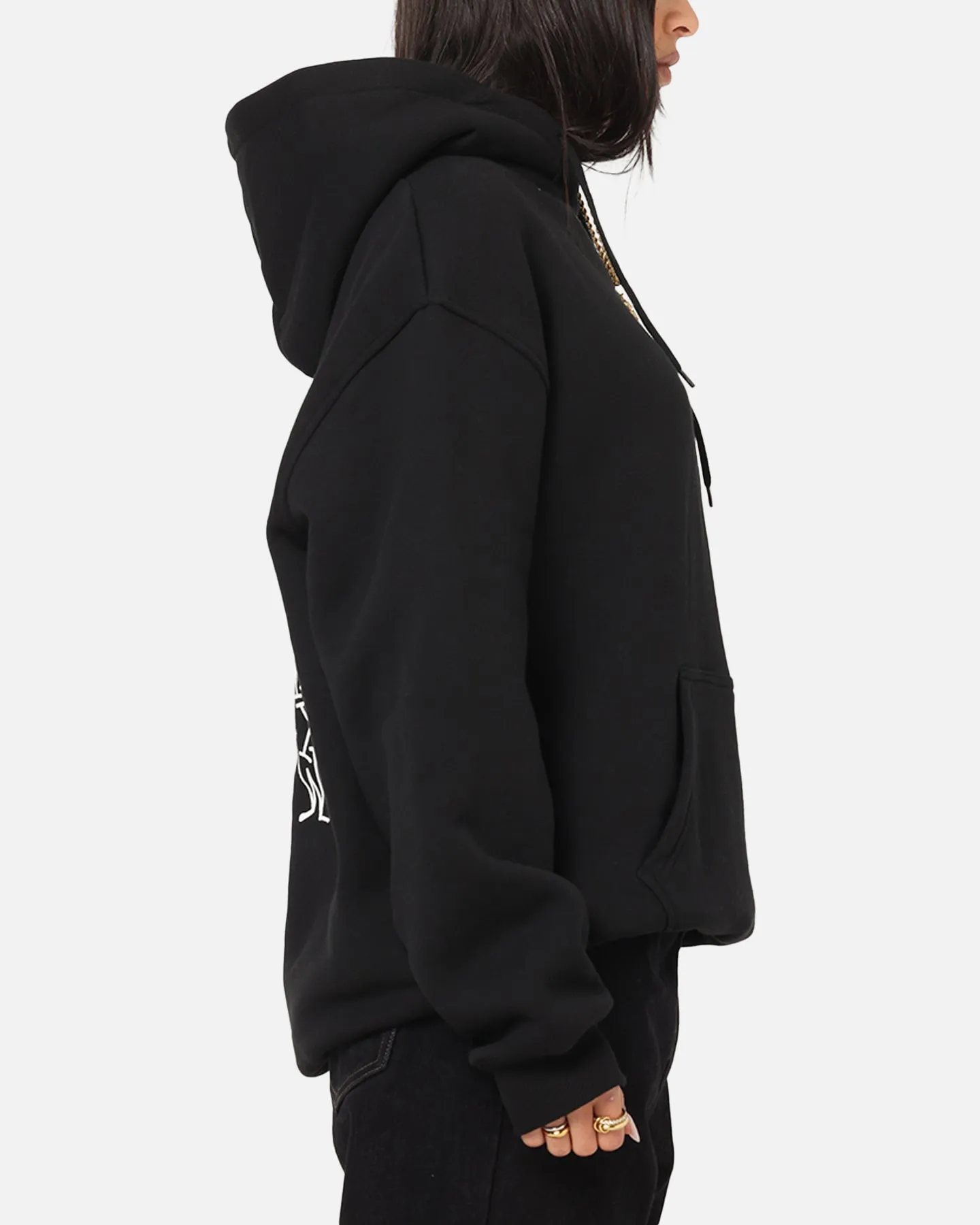 Fashion Statement Bat like S Double Choose Your Weapon Hoodie Black