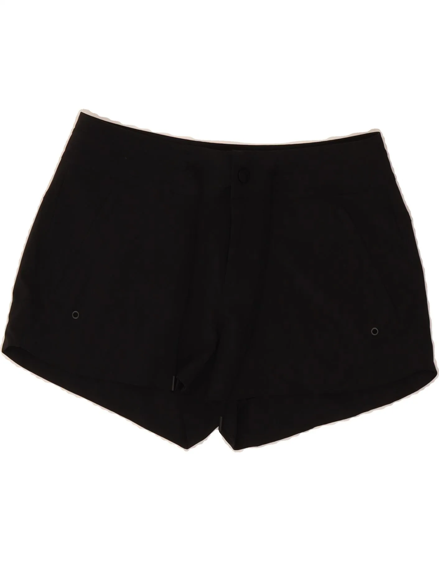 ATHLETA Womens Chino Shorts US 6 Medium W30 Black Polyester Glide On Waist System